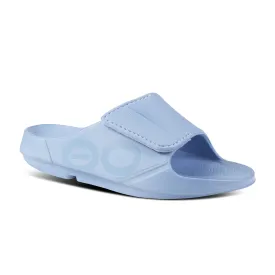 Women's Oofos OOahh Sport Flex Sandal Color: Neptune