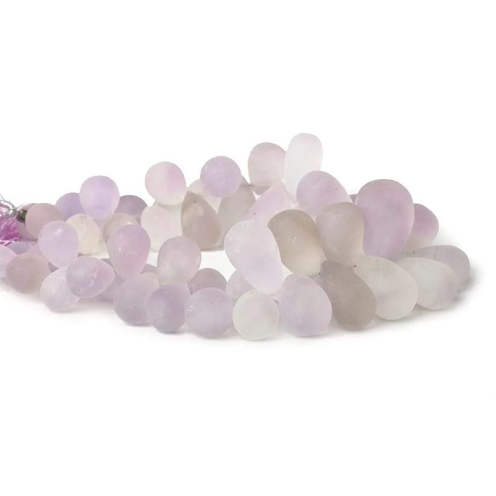 10x6-17x10mm Frosted Ametrine Plain Tear Drop Beads 60 pieces