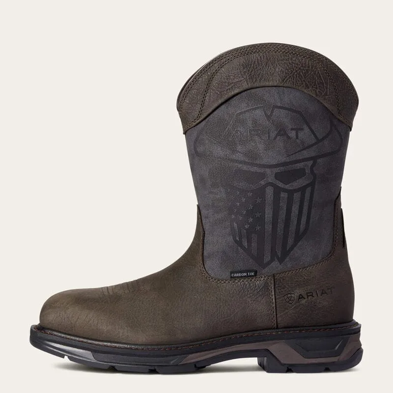 Ariat Men's - 11" WorkHog XT Incognito Skull Flag Work Boot - Carbon Toe