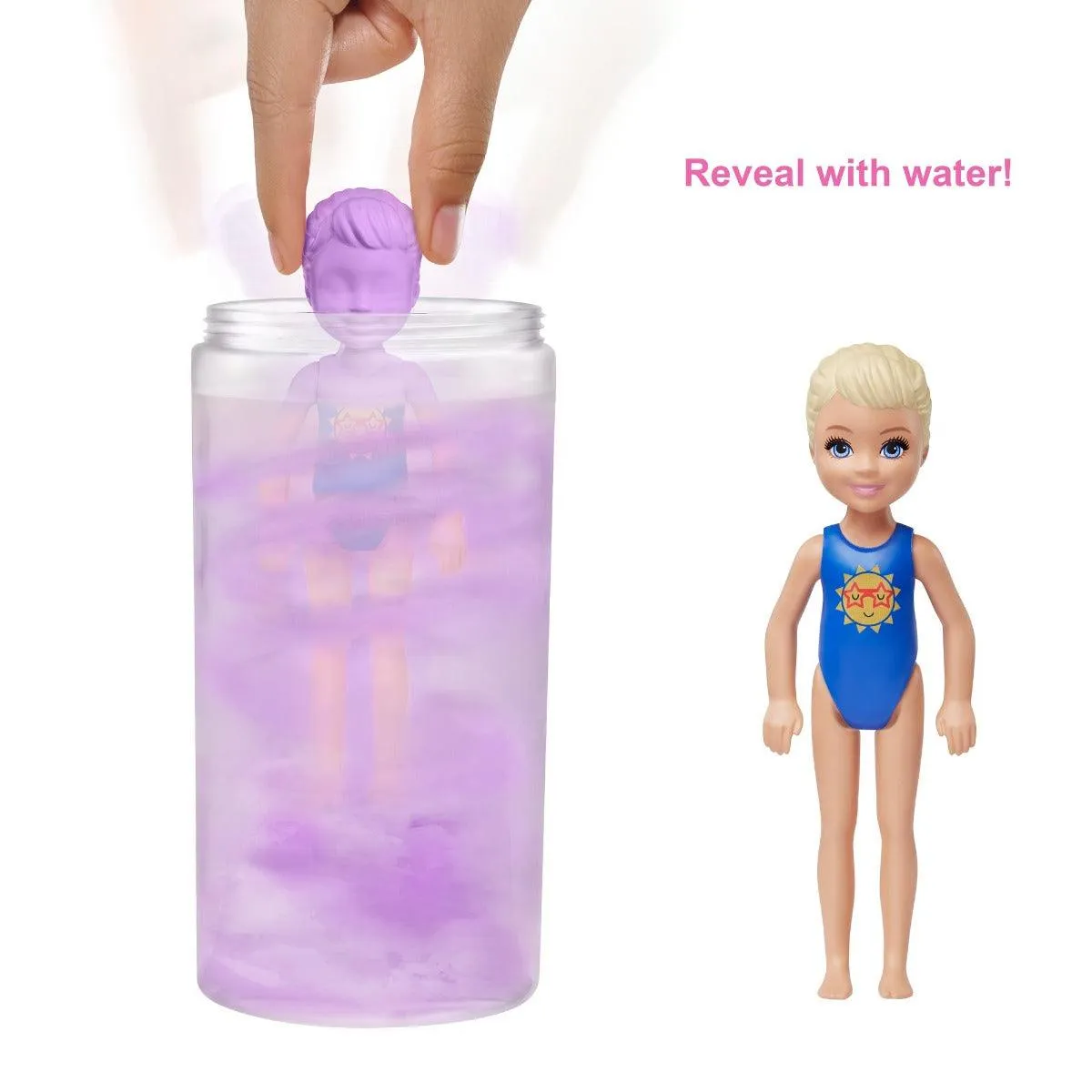 Barbie Chelsea Color Reveal Sunny 'N Cool Series Dolls - Styles May Vary