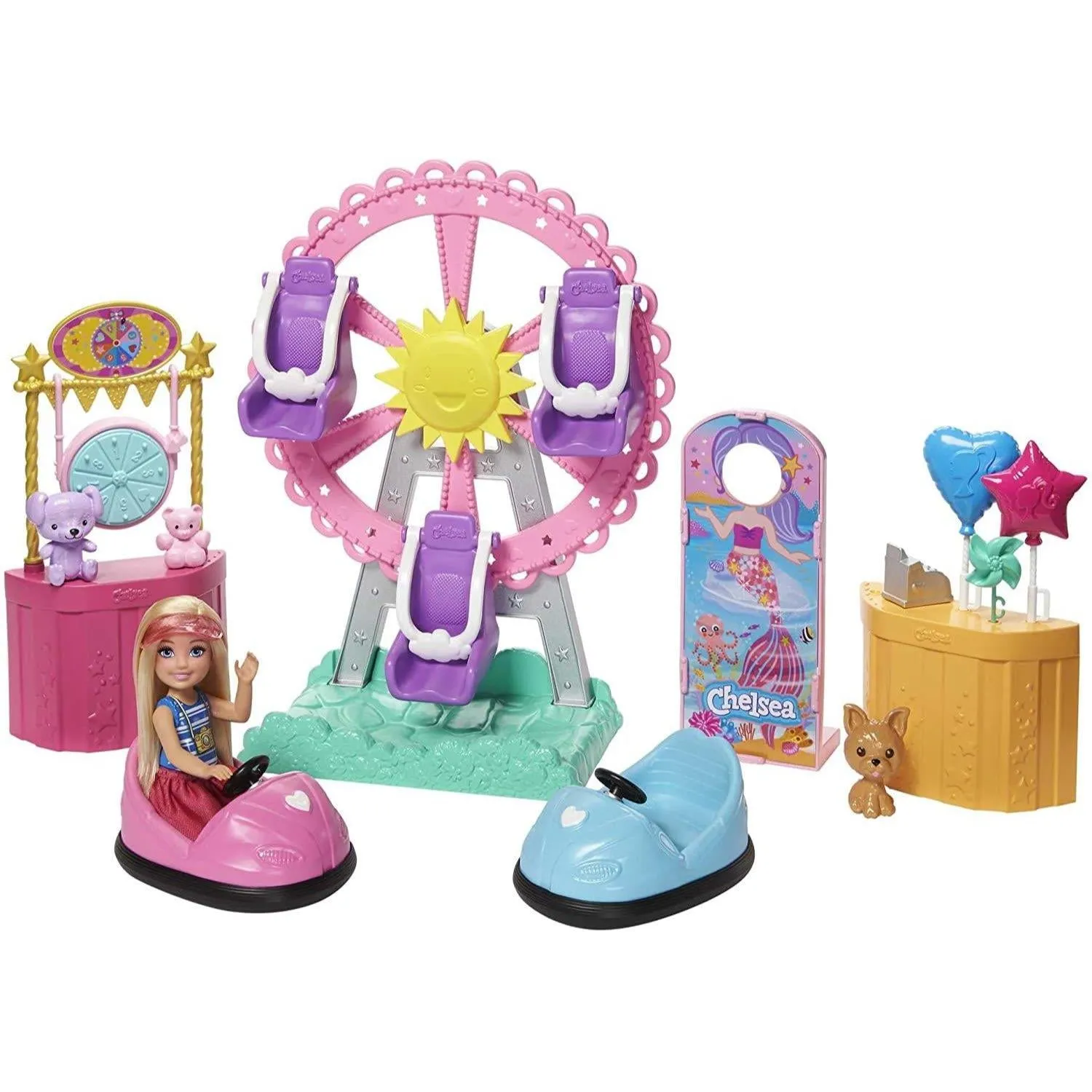 Barbie Club Chelsea Doll and Carnival Playset with 6-Inch Fashion Doll