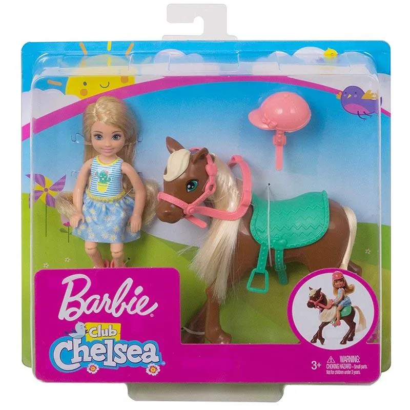 Barbie Club Chelsea Doll and Horse