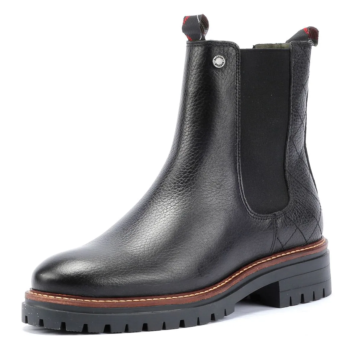 Barbour Evie Leather Women's Black Chelsea Boots