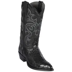 Black Snakeskin Boots