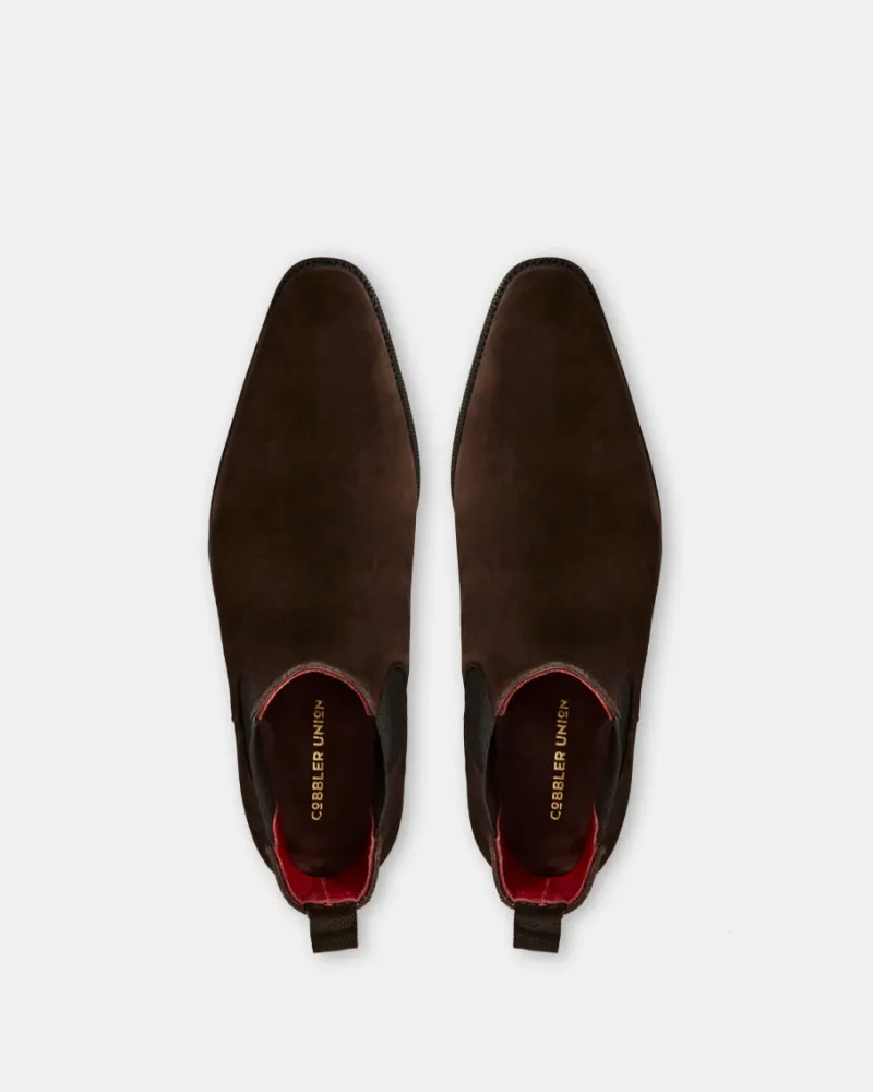 Brown Suede Chelsea Boot