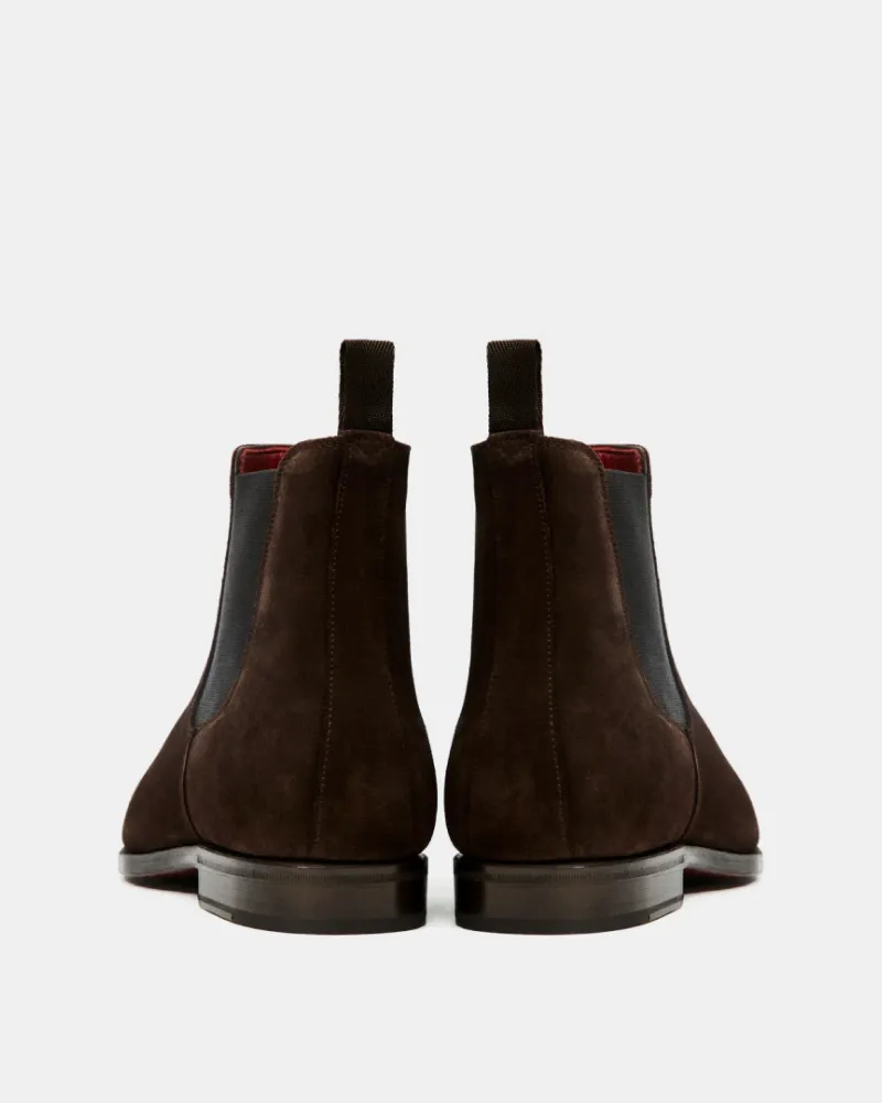 Brown Suede Chelsea Boot