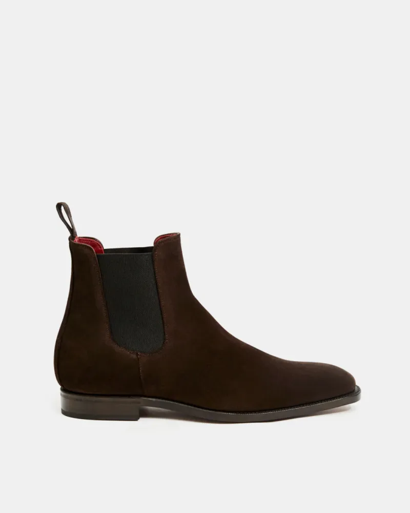 Brown Suede Chelsea Boot