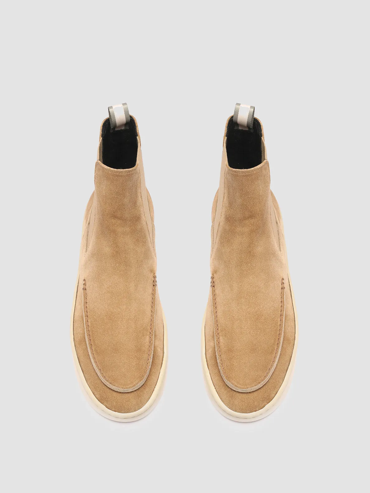 BUG 003 - Taupe Suede Chelsea Boots