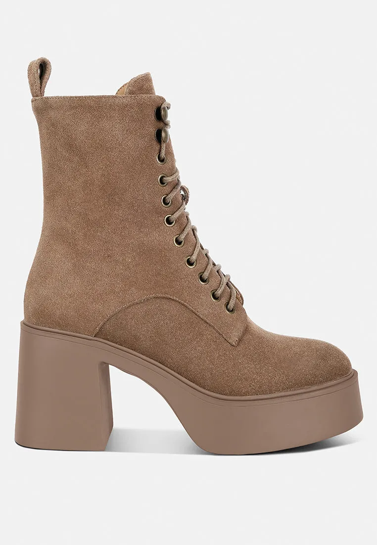 Carmac High Ankle Platform Boots