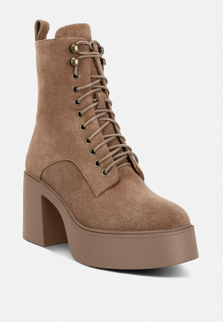 Carmac High Ankle Platform Boots