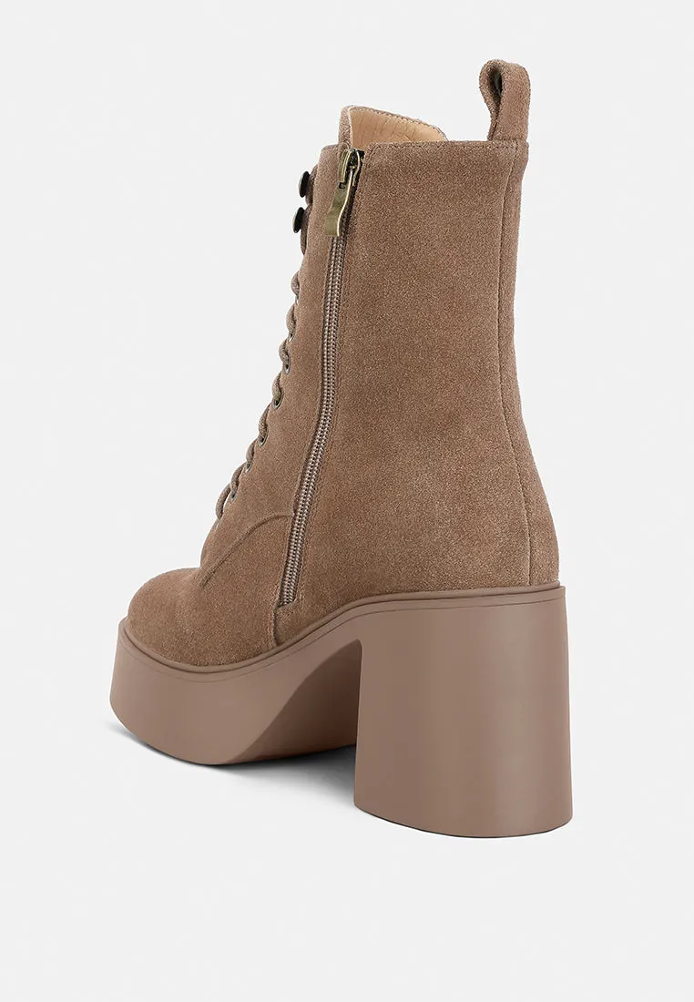 Carmac High Ankle Platform Boots