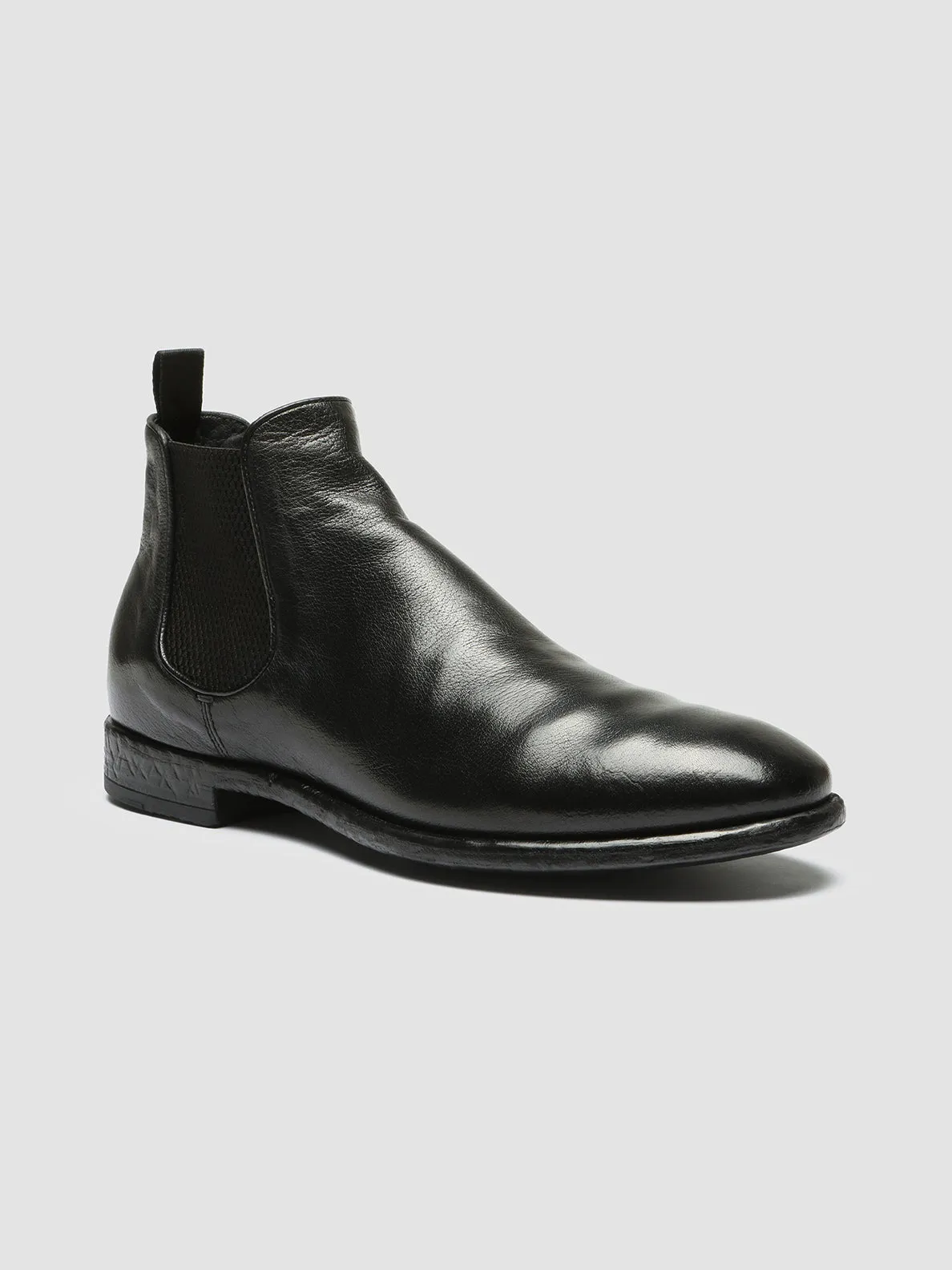 CETON 647 - Black Leather Chelsea Boots