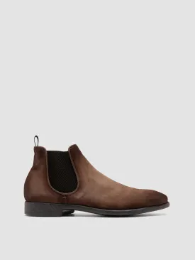 CETON 647 - Brown Suede Chelsea Boots