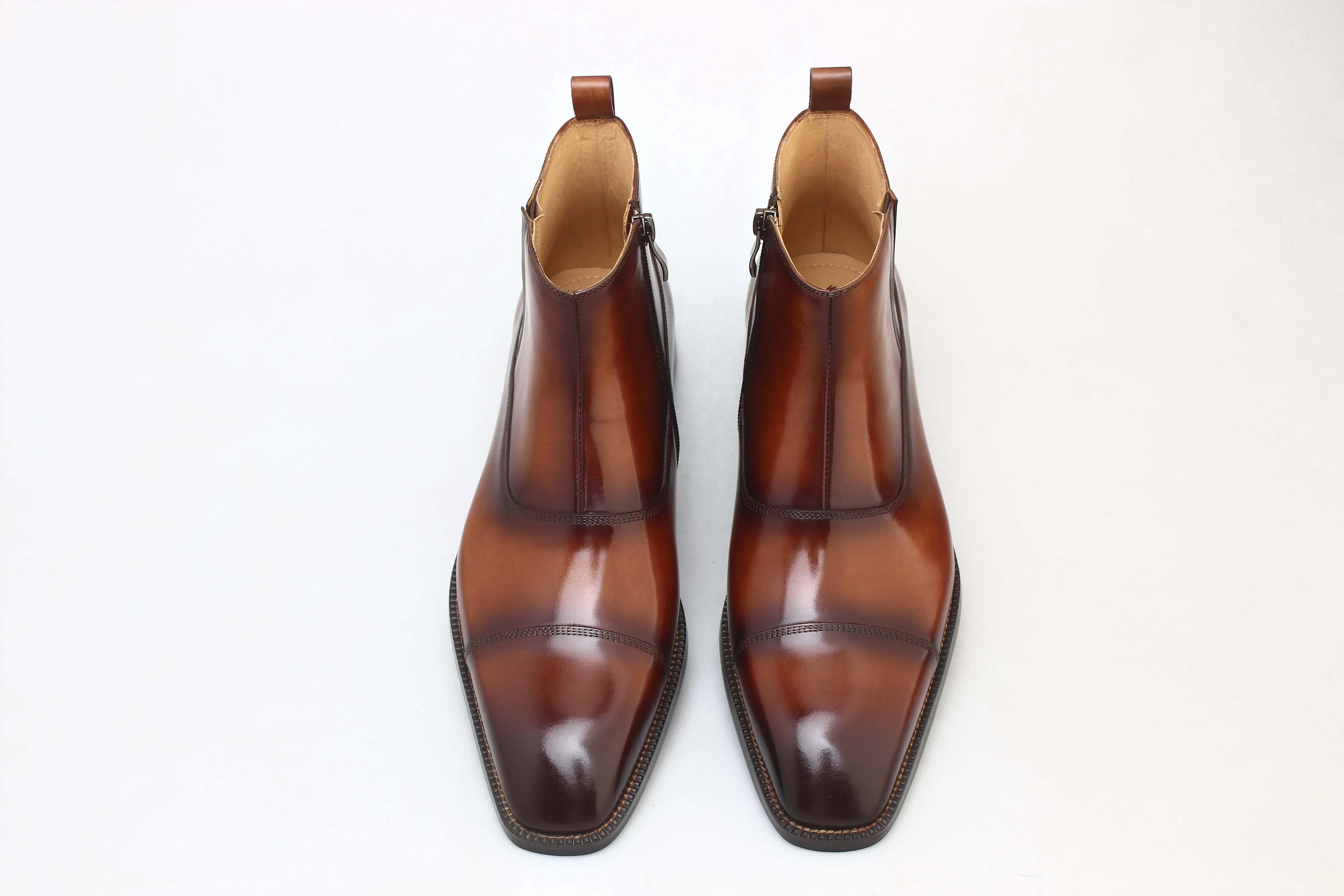 Chestnut Chelsea Boots