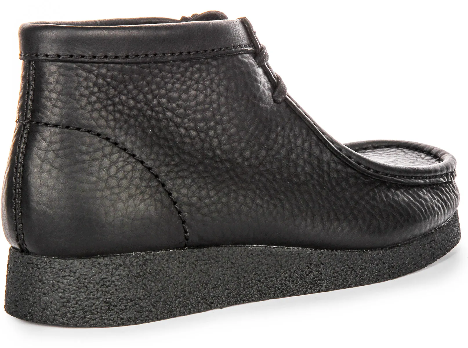 Clarks Wallabee Evo Boot In Black For Men