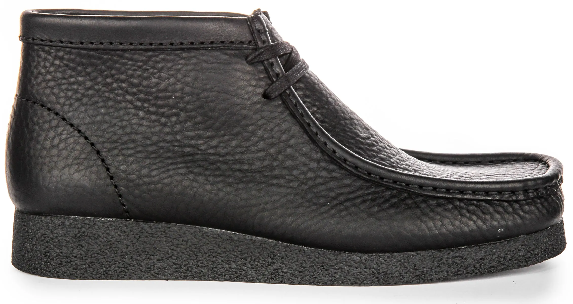 Clarks Wallabee Evo Boot In Black For Men