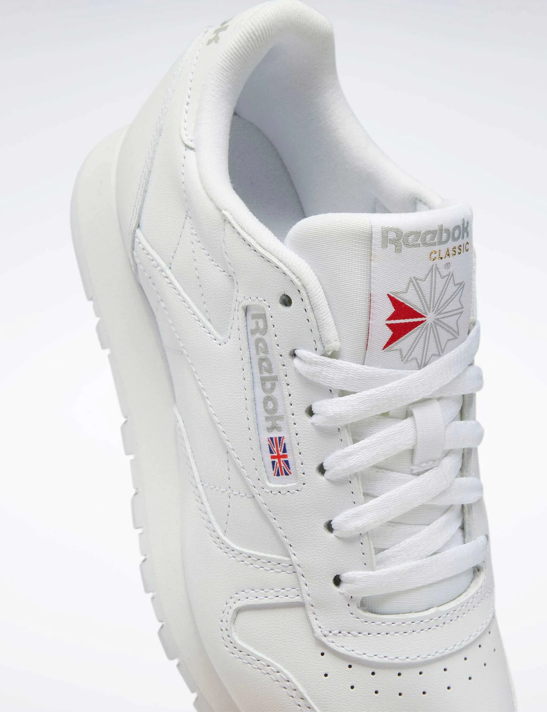 Classic Leather Shoes - Cloud White/Pure Grey 3