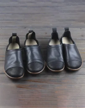 Comfortable Handmade Retro Leather Slip-on Flats