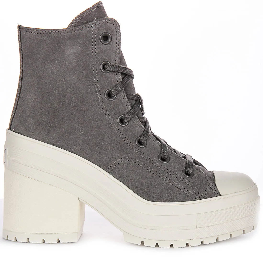 Converse Chuck 70 De Luxe A12327C In Grey White For Women