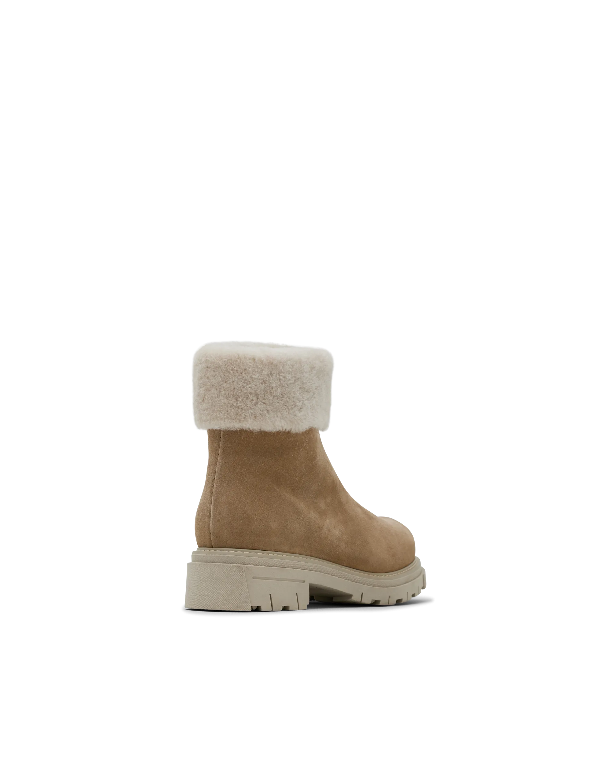 Dafna Shearling-Lined Suede Boots