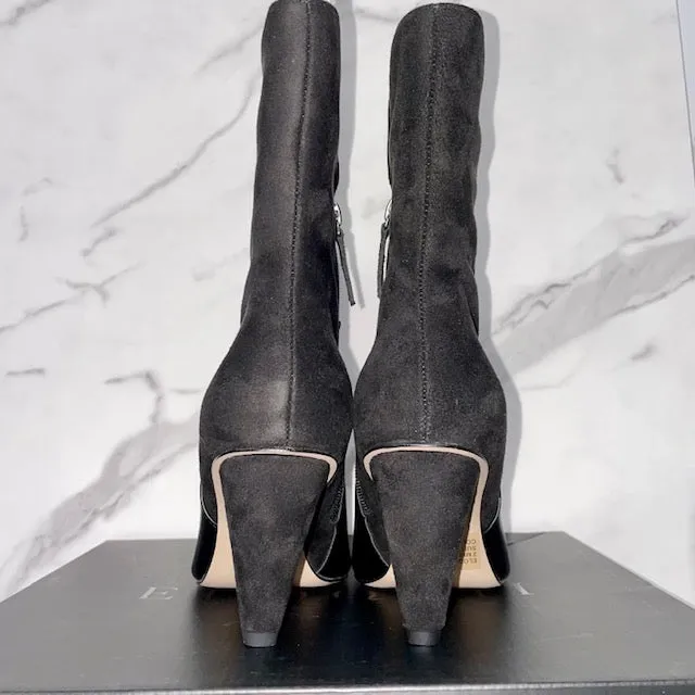 Eloquii Black Suede Boots Size 8