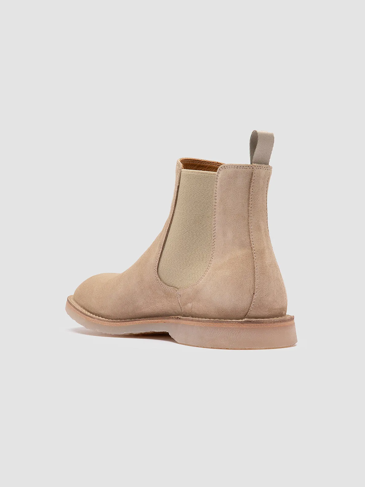 FLEXUS 006 - Beige Suede Chelsea Boots