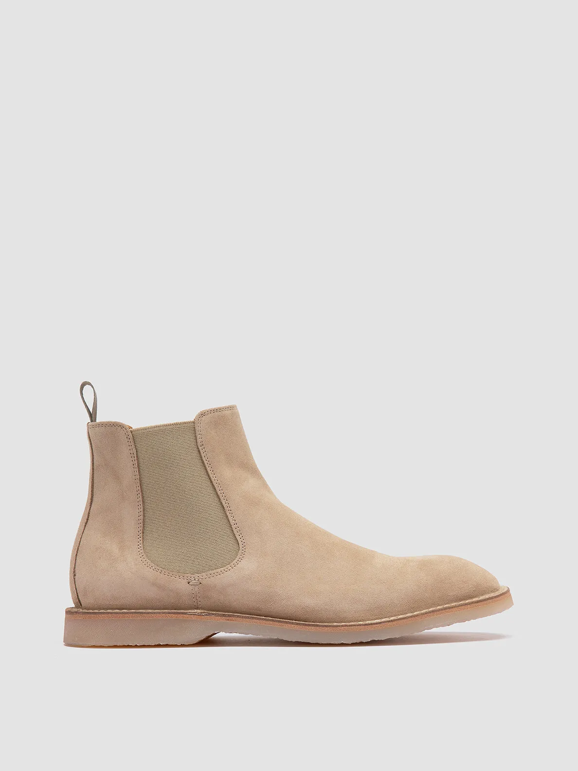 FLEXUS 006 - Beige Suede Chelsea Boots