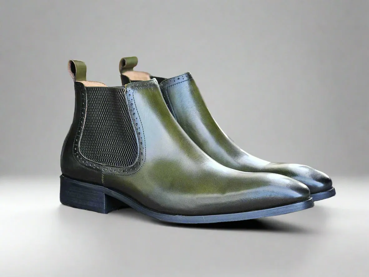 Hand Burnished Chelsea Boots