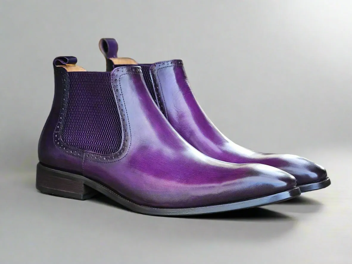 Hand Burnished Chelsea Boots