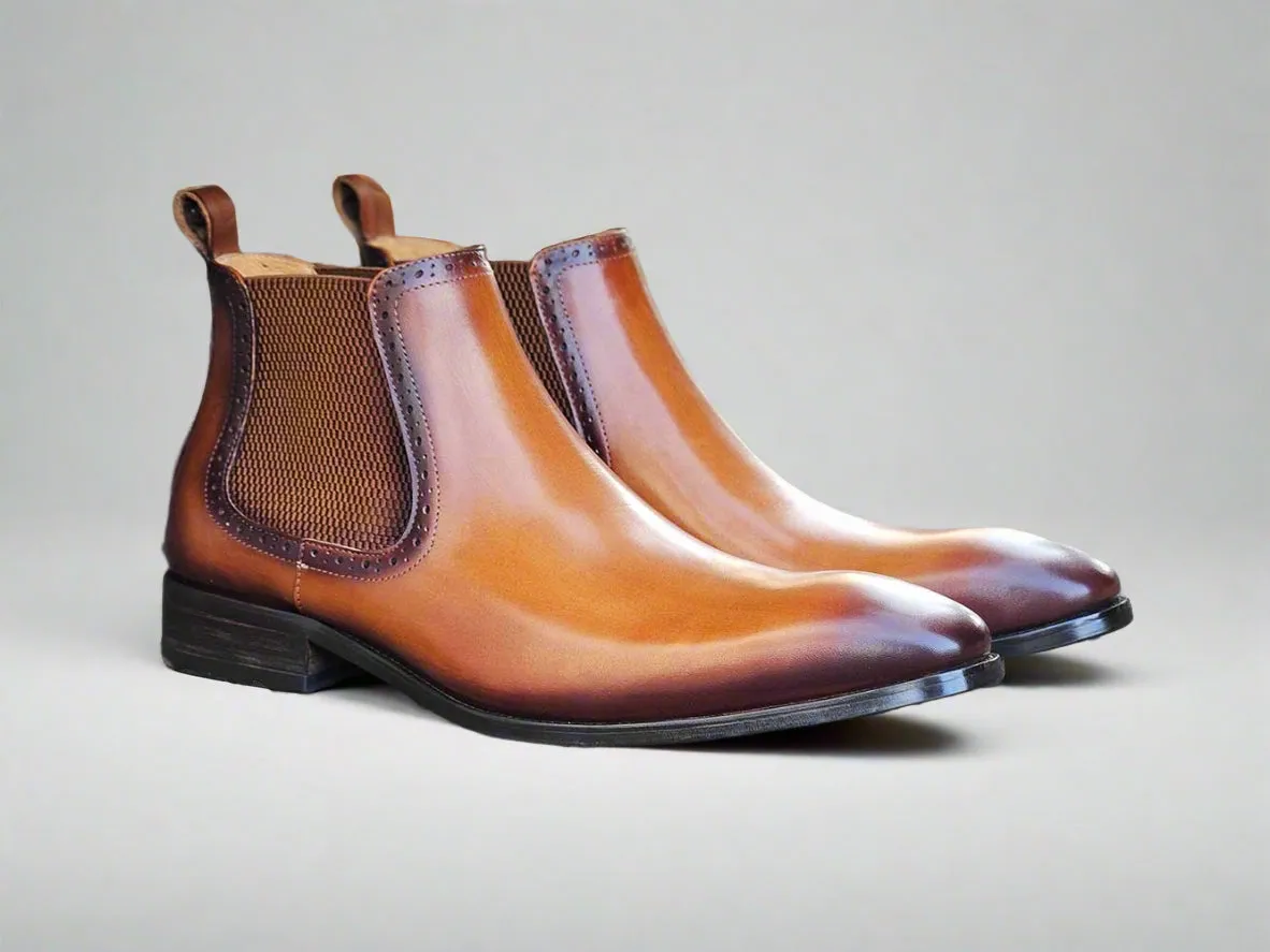 Hand Burnished Chelsea Boots