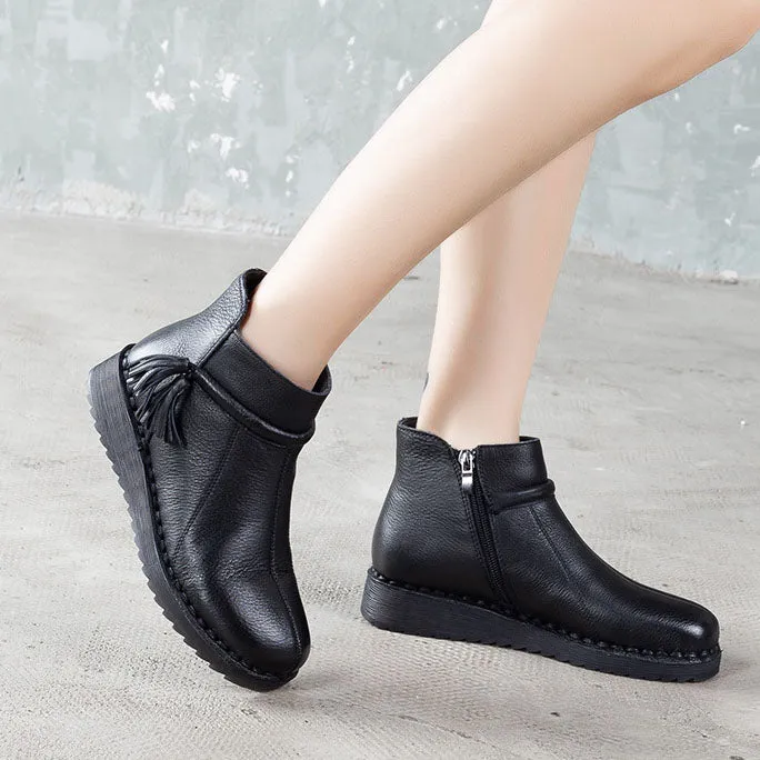 Handmade Leather Retro Comfortable Ankle Boots|Gift Shoes