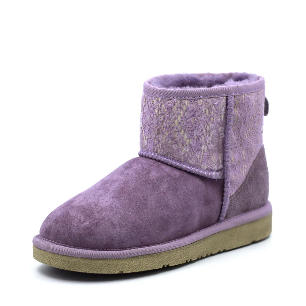 Jolie Short Ugg Boot - Purple