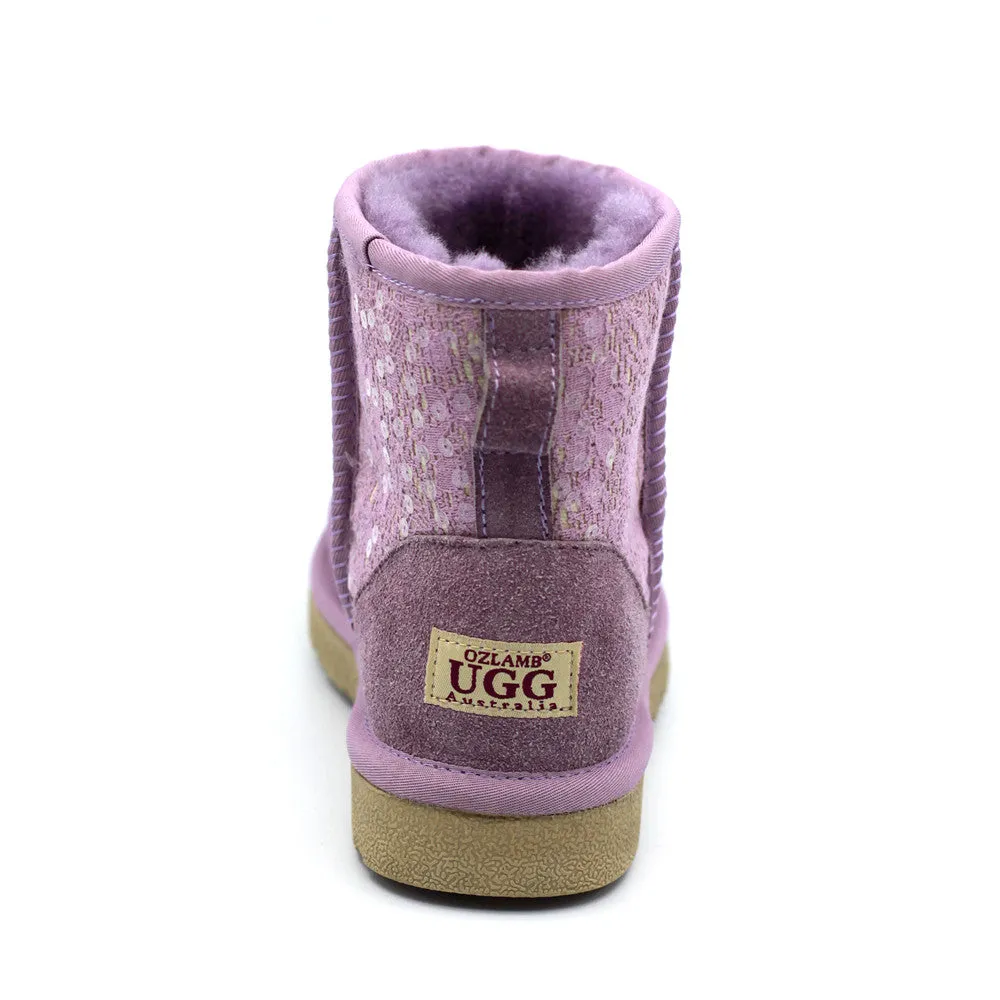 Jolie Short Ugg Boot - Purple