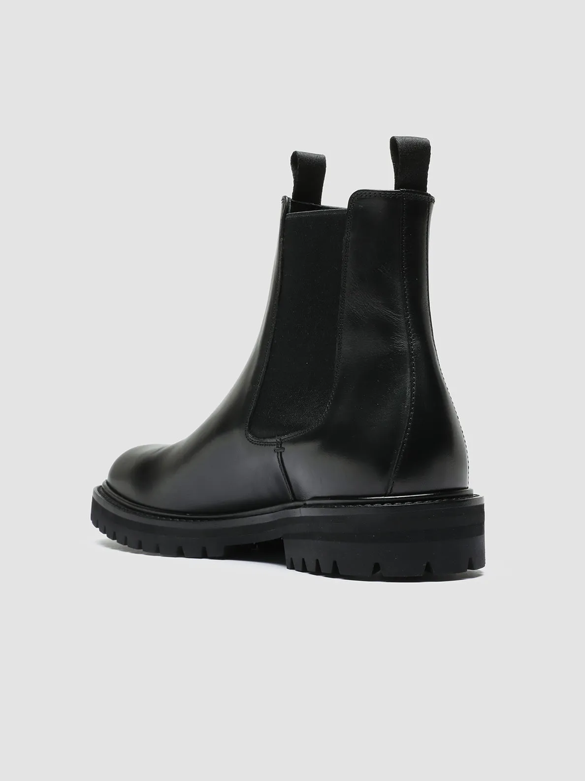 JOSS 004 - Black Leather Chelsea Boots