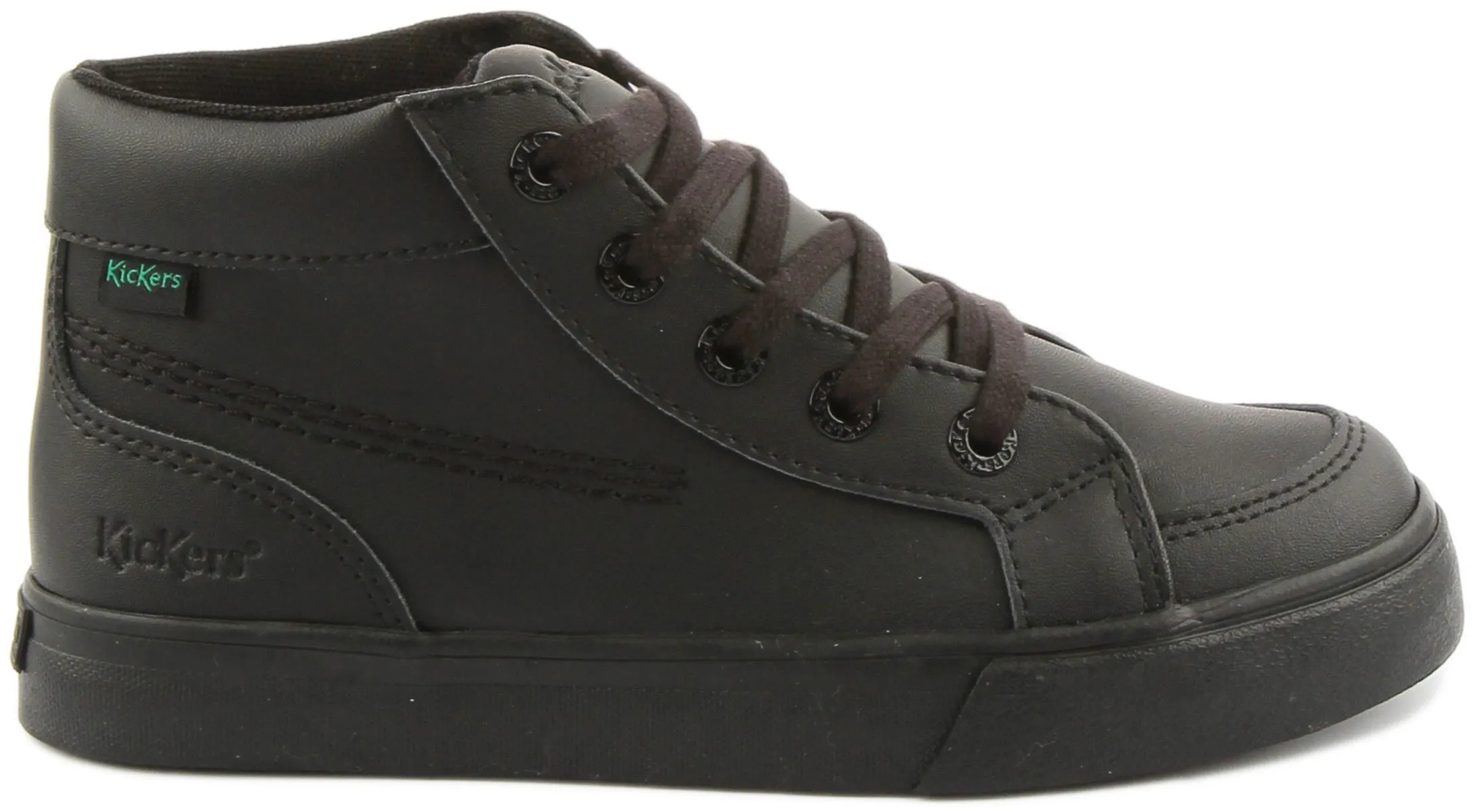 Kickers Tovni Hi In Black For Juniors