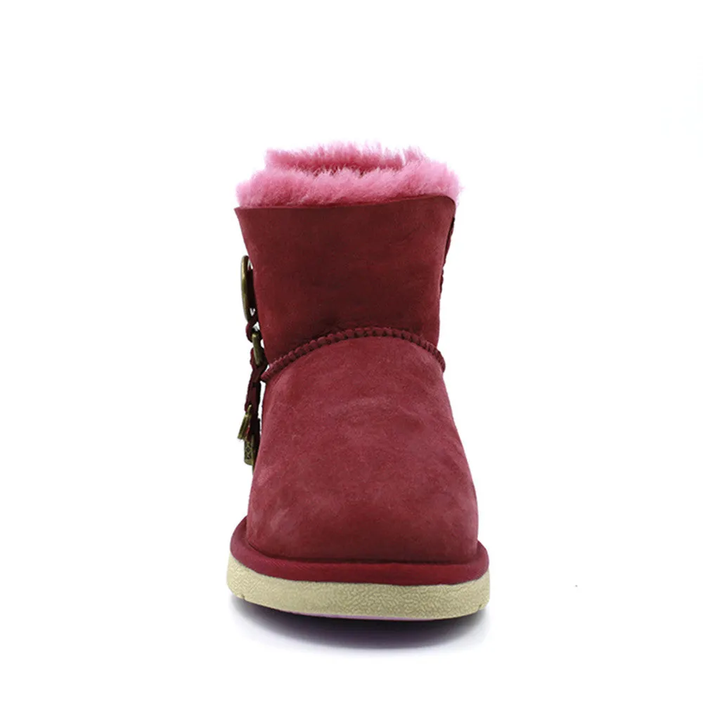 Kiki Ankle Ugg Boot - Wine Red