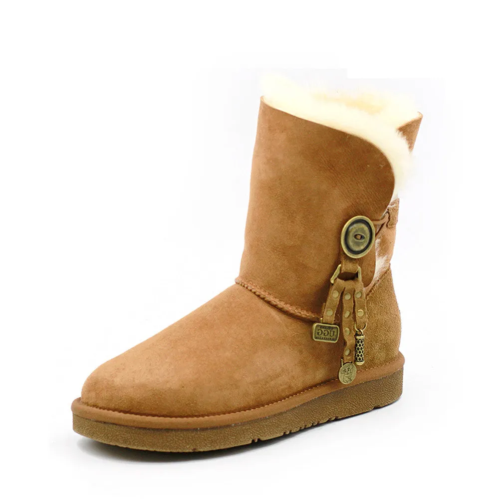 Kiki Medium Ugg Boot - Chestnut