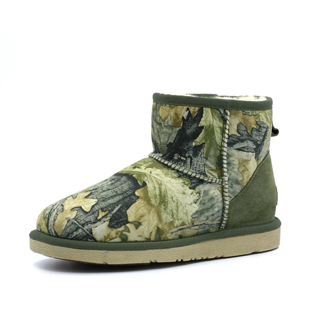 Leafy Short Ugg Boot - Green