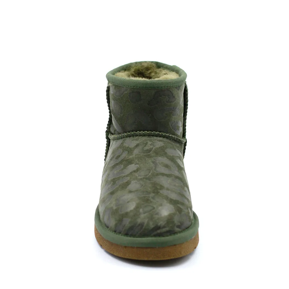 Leo Short Ugg Boot - Green