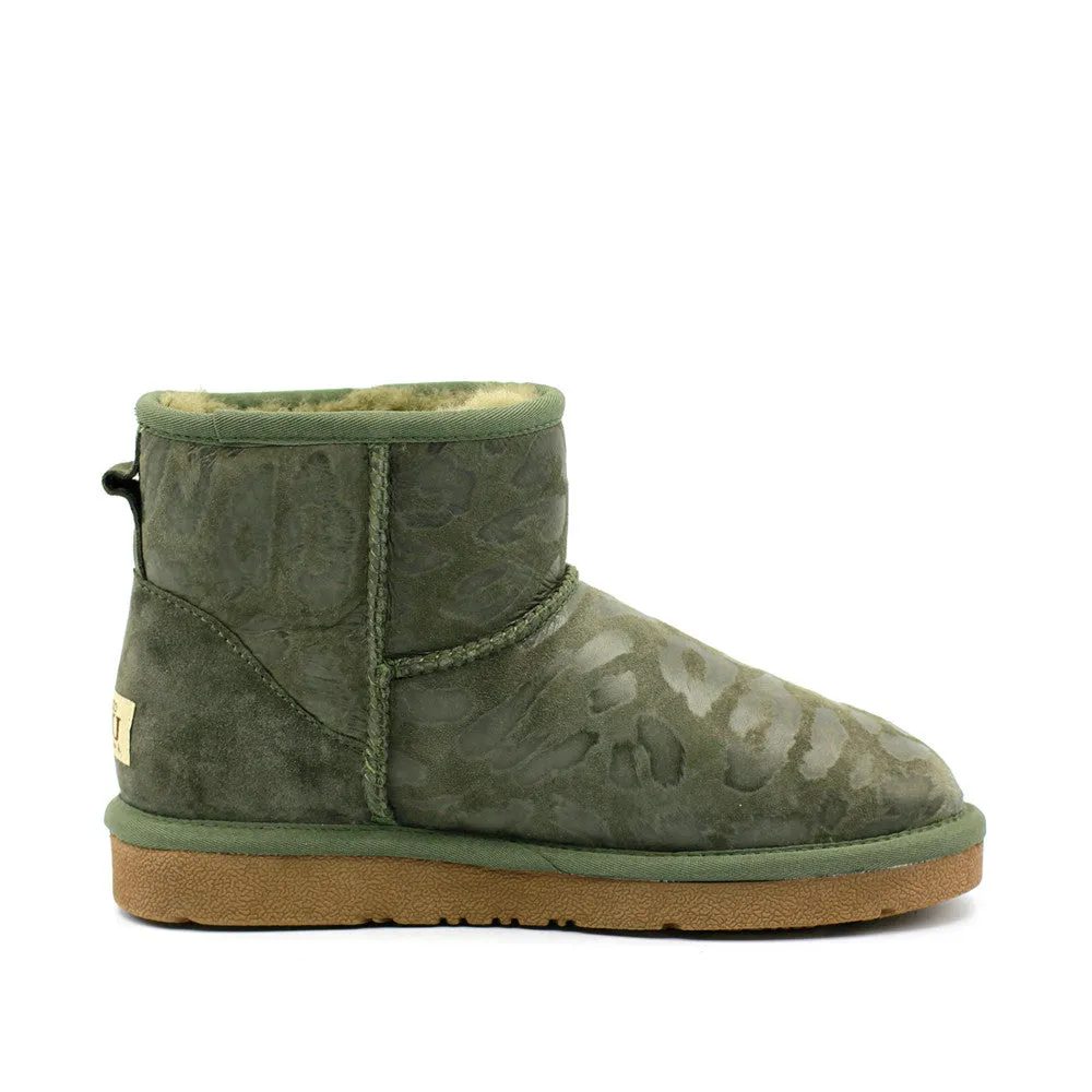 Leo Short Ugg Boot - Green