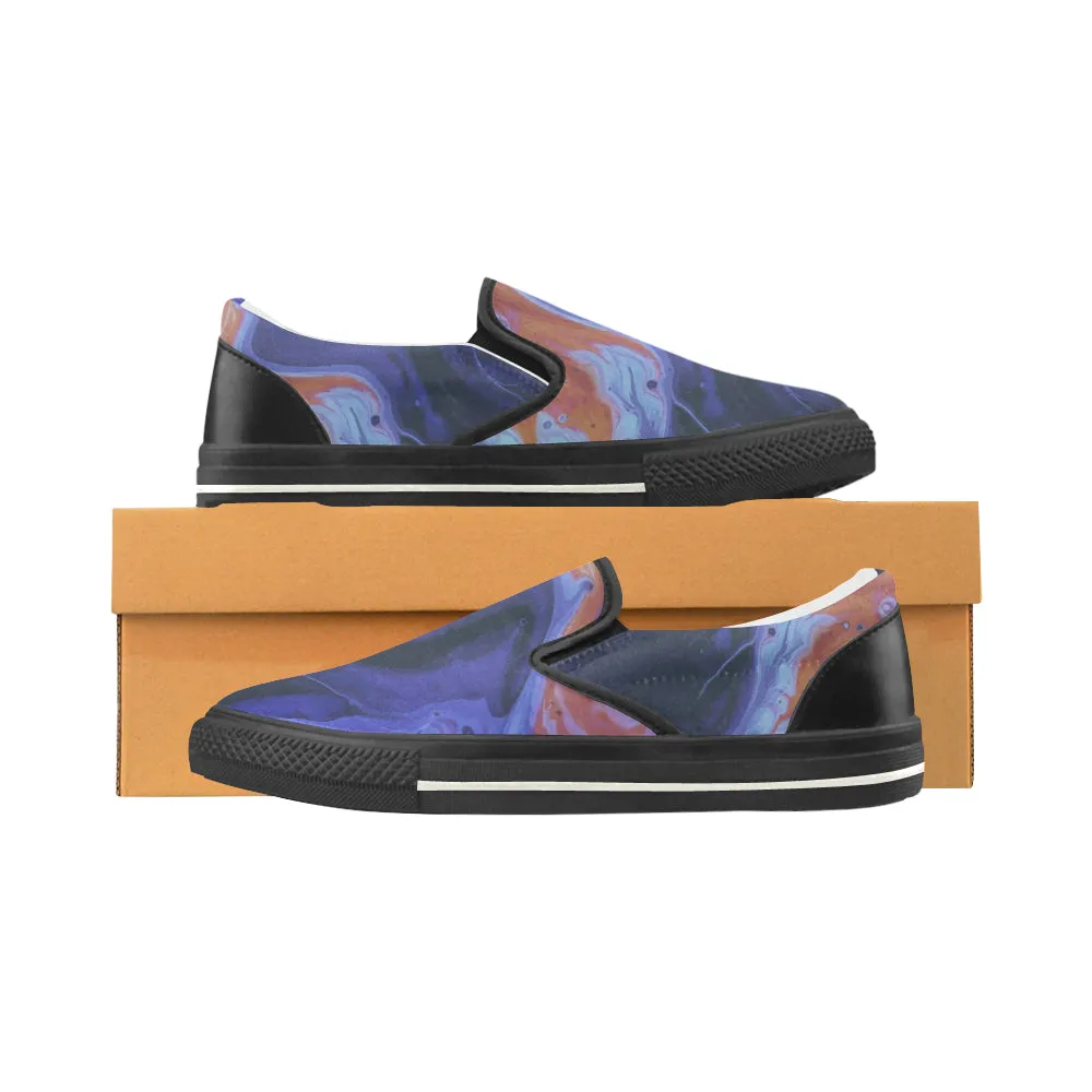 Men's Casual Print Canvas Slip-on Shoes