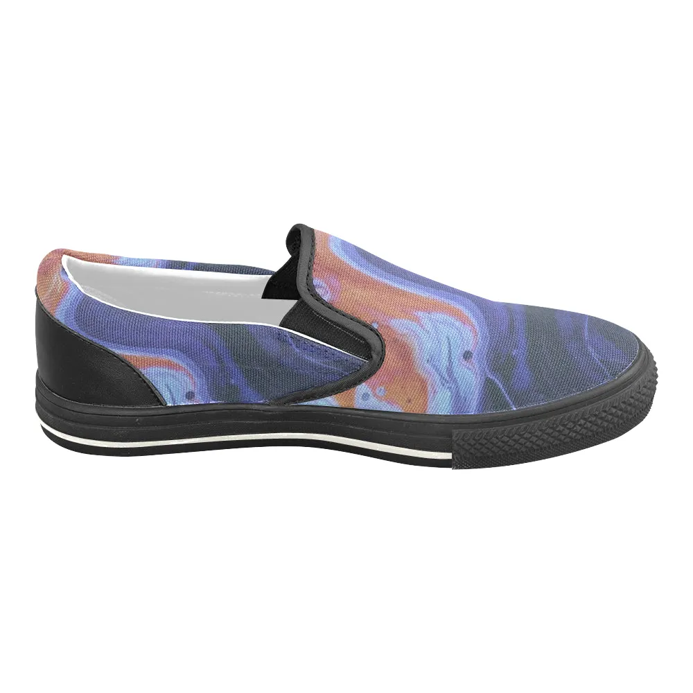 Men's Casual Print Canvas Slip-on Shoes