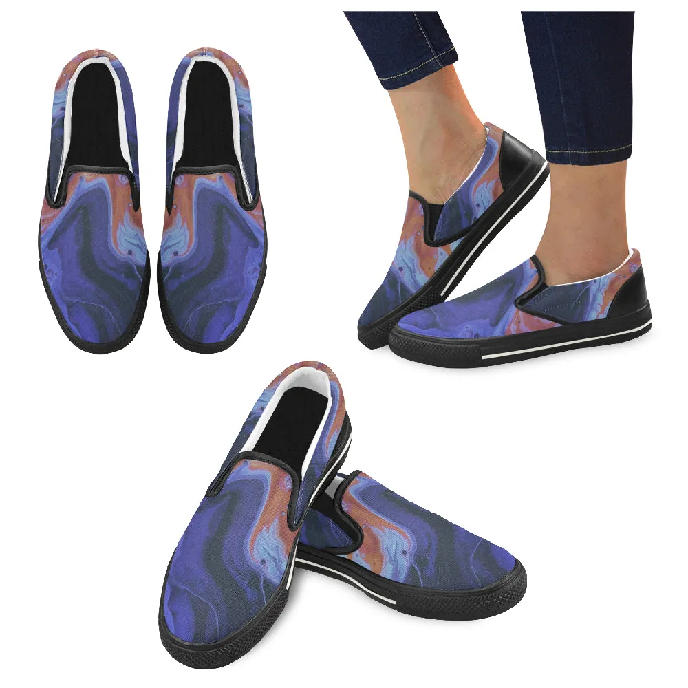 Men's Casual Print Canvas Slip-on Shoes