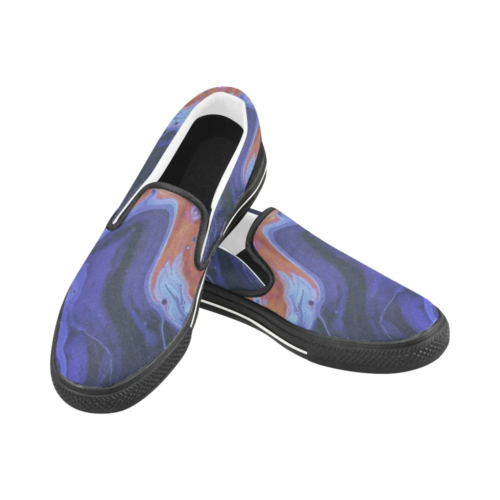 Men's Casual Print Canvas Slip-on Shoes