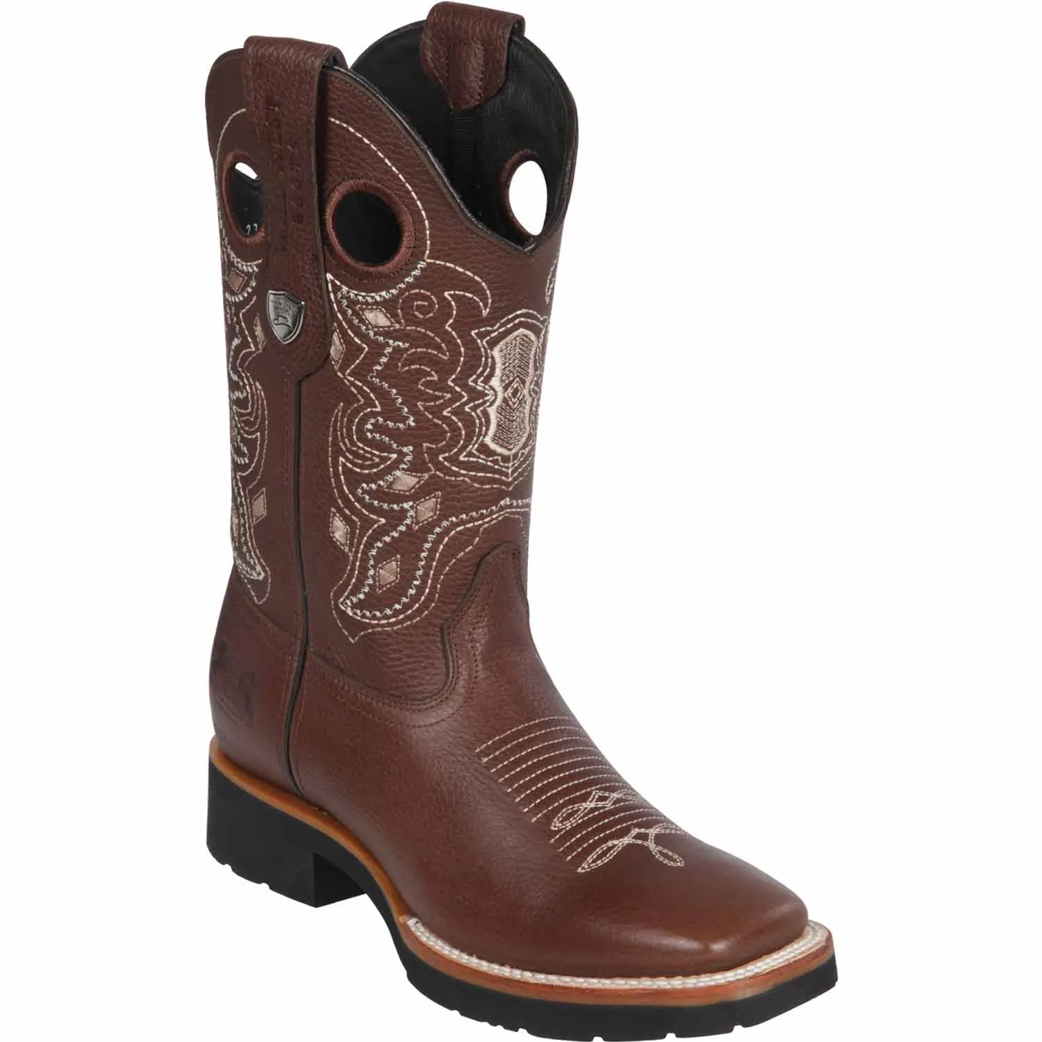 Men's Wild West Genuine Leather Ranch Toe Boot 2823E2707