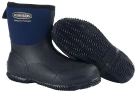 Mudruckers Waterproof Mid Boots, Navy