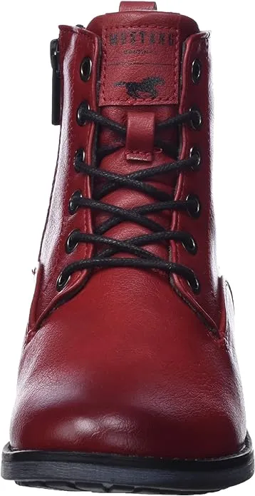 Mustang 1265-526-5 Red Ankle Boot