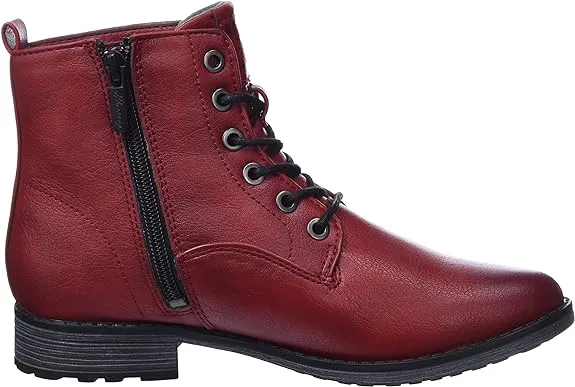 Mustang 1265-526-5 Red Ankle Boot