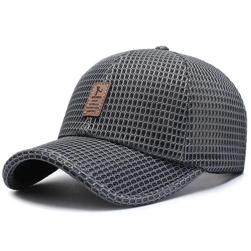 New Arrival Adult Unisex Mesh Baseball Caps Adjustable Cotton Breathable Comfortable Sunshade Sun Hat Snapback Caps Gorras