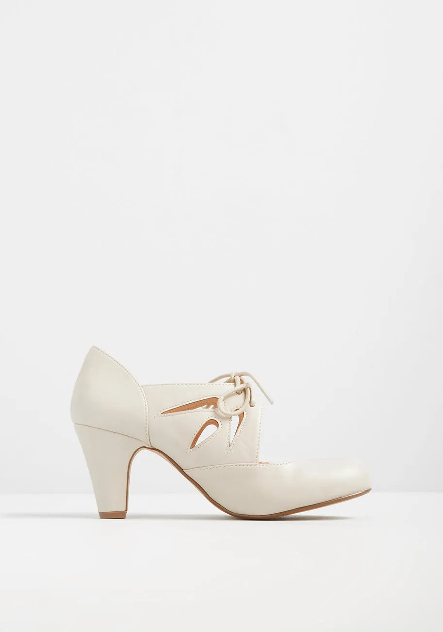 Ongoing Edge Lace-Up Heel